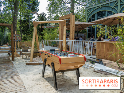 Le Beach Parisienne du Chalet du lac, la plage estivale à Paris