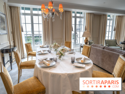Shangri-La Paris, les repas en suite