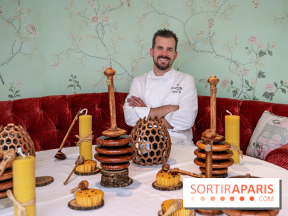 La Bûche de Noël du Shangri-La Paris par Maxence Barbot 2021 et sa galette des rois 2022