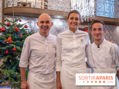 Photos : Bûche de Noël du Plaza Athénée 2021 et galette des rois 2022