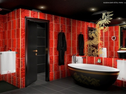 Salle de Bain © Buddha-Bar Hotel Paris