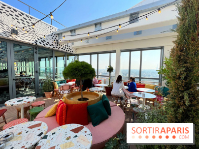 Restaurant-rooftop Mama Shelter La Défense.