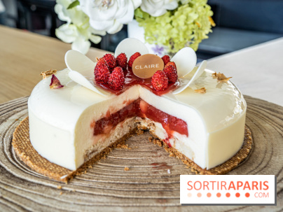 Rosa, la pâtisserie fraise rose de Claire Heitzler pour la Fête des Mères