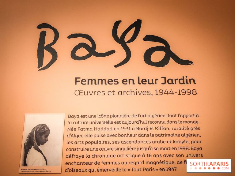 Baya, femmes en leur jardin, l'exposition poétique à l'Institut du monde arabe - nos photos