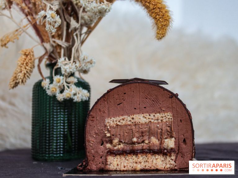 Les bûches de Noël 2022 d'oh oui!, la pâtisserie sans sucres IG bas- buche chocolat