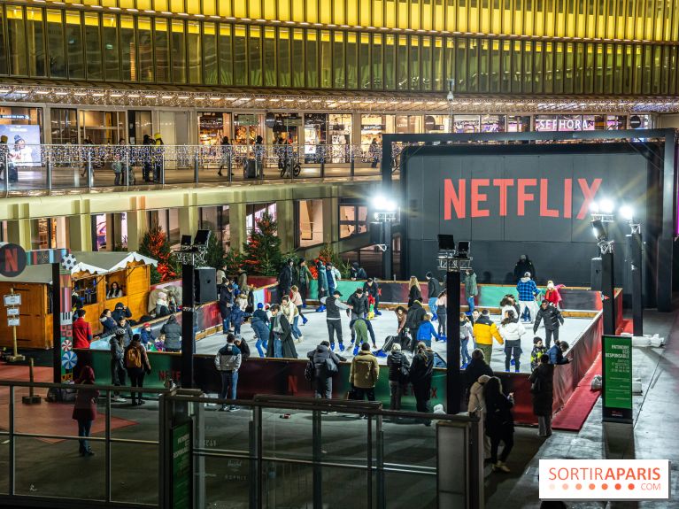 La patinoire de Noël des Halles 2022 - patinoire gratuite 