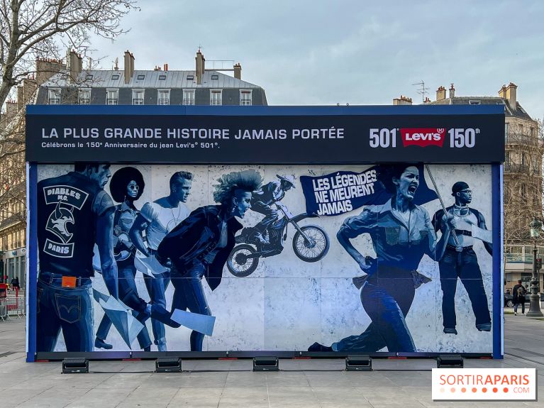 Une œuvre en denim pour l'anniversaire du Levi's 501