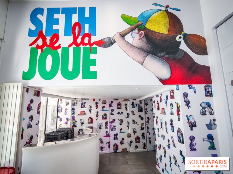 Seth se la joue, l'exposition de street-art ludique pour les enfants, au musée en Herbe - nos photos