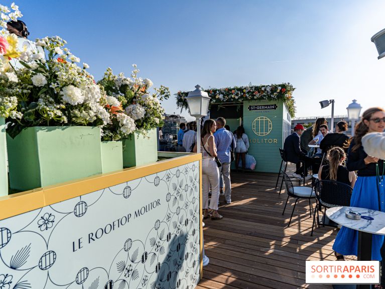 La terrasse d'été en rooftop du Molitor 2023