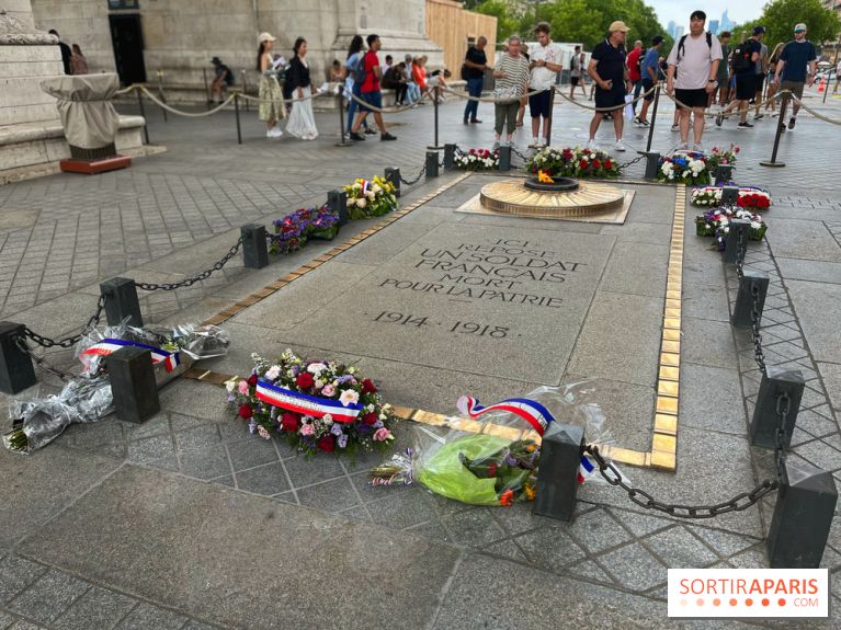 flamme soldat inconnu Arc de Triomphe