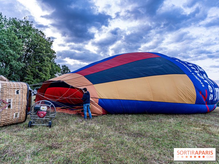 Montgolfière à Fontainebleau, vol au dessus de l'Ile-de-France -  A7C8951