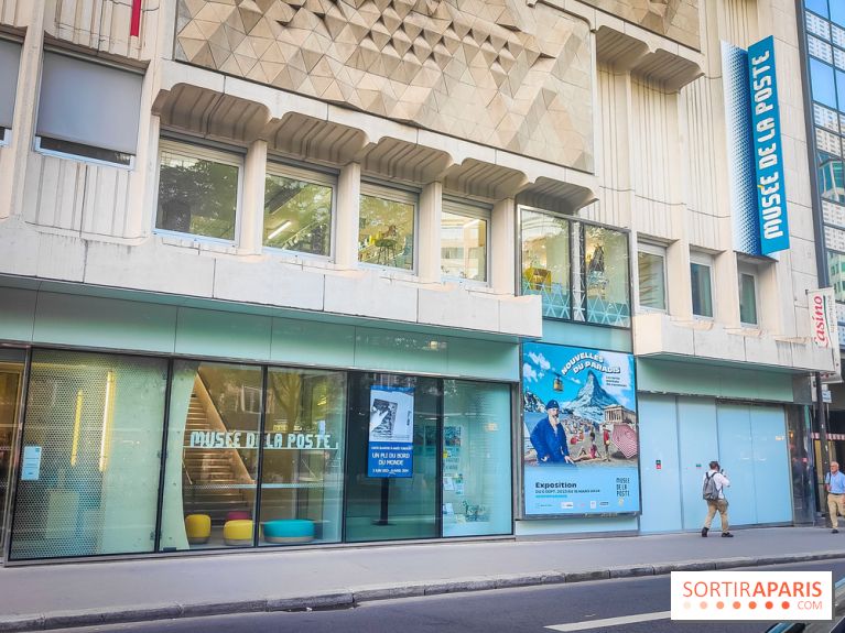Nouvelles du paradis, la carte postale de vacances : l'exposition ensoleillée au Musée de la Poste - IMG20230905194312