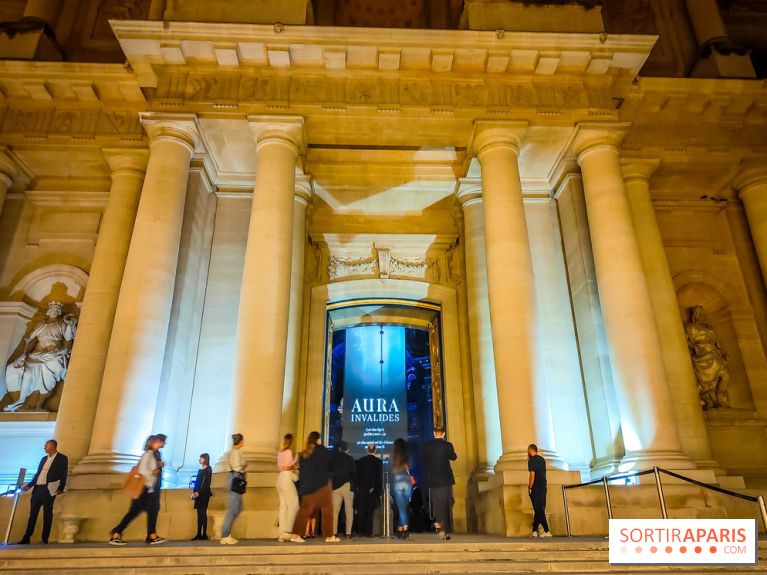 Aura, un spectacle son et lumières qui illumine le Dôme des Invalides - photos et vidéo - IMG20230920204837