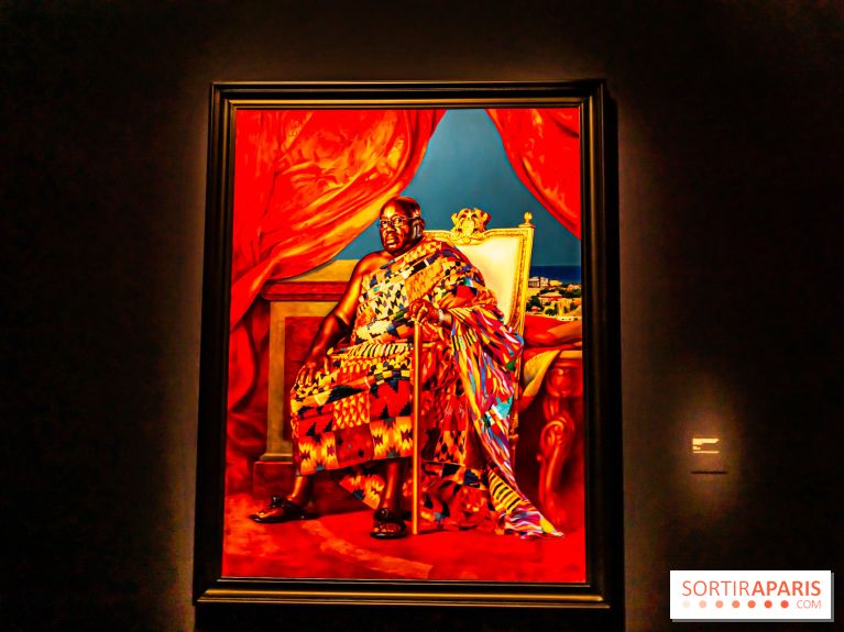 Exposition Kehinde Wiley - Dédale du Pouvoir - Musée du Quai Branly Jacques Chirac - photos  -  A7C2034