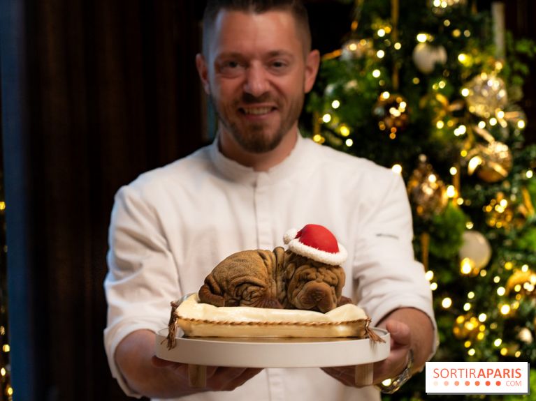 Bûche de Noël du Lutetia 2023 et galette des rois 2024 par Nicolas Guercio  -  A7C0649