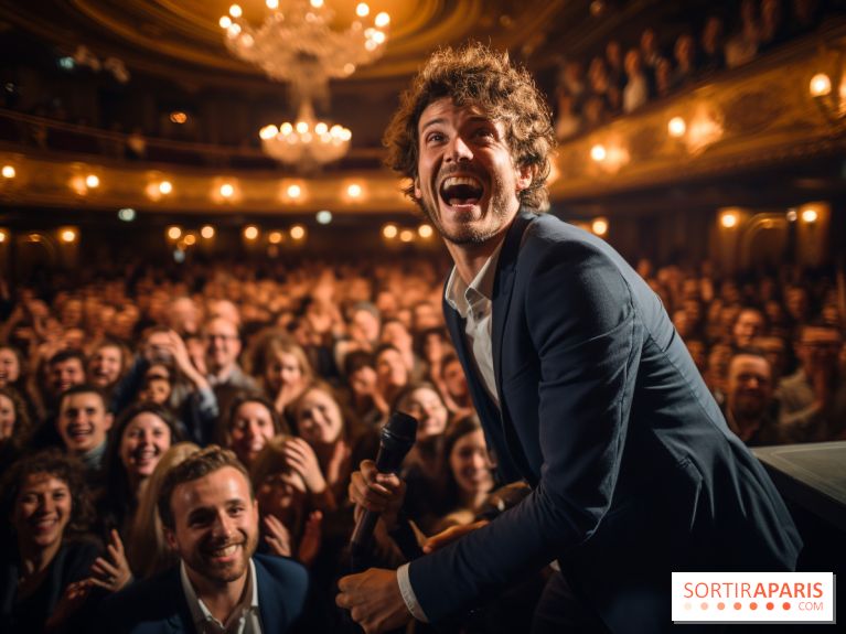 Photos d'Illustrations MidJourney : spectacles d'humour - 1