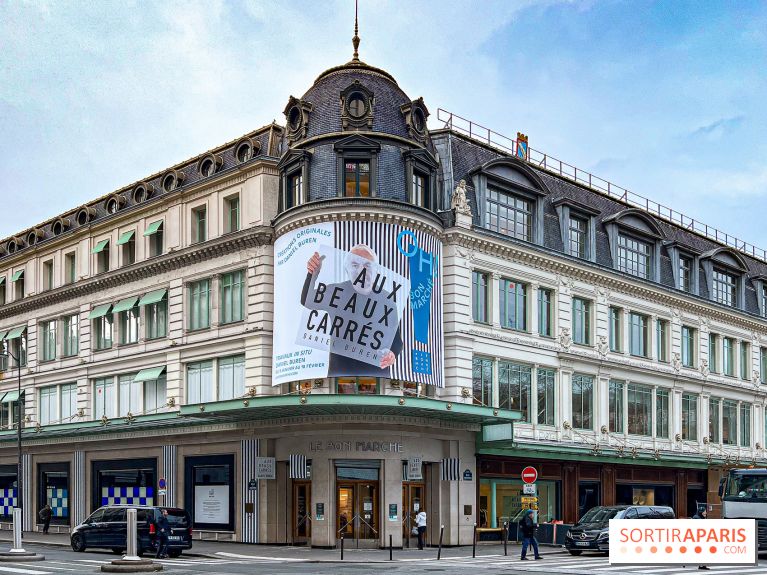 Aux Beaux Carrés, l'exposition de Daniel Buren au Bon Marché Rive Gauche  - image00086