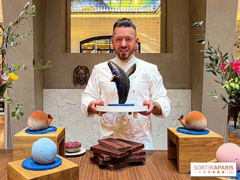 La baleine de Pâques, l'oeuf de Pâques de l'hôtel Lutetia par Nicolas Guercio