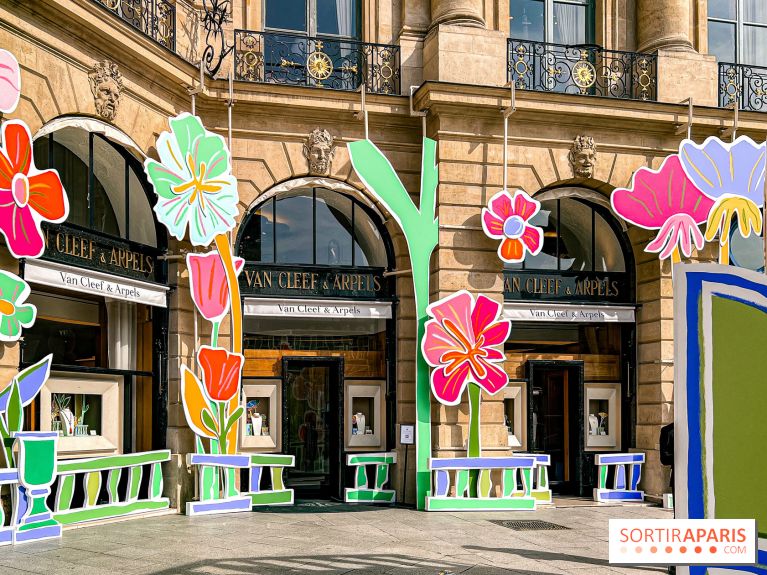 Van Cleef & Arpels pop up photocall Place Vendôme
