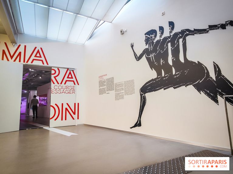 Marathon, la course du messager : l'exposition olympique du Musée de la Poste - nos photos