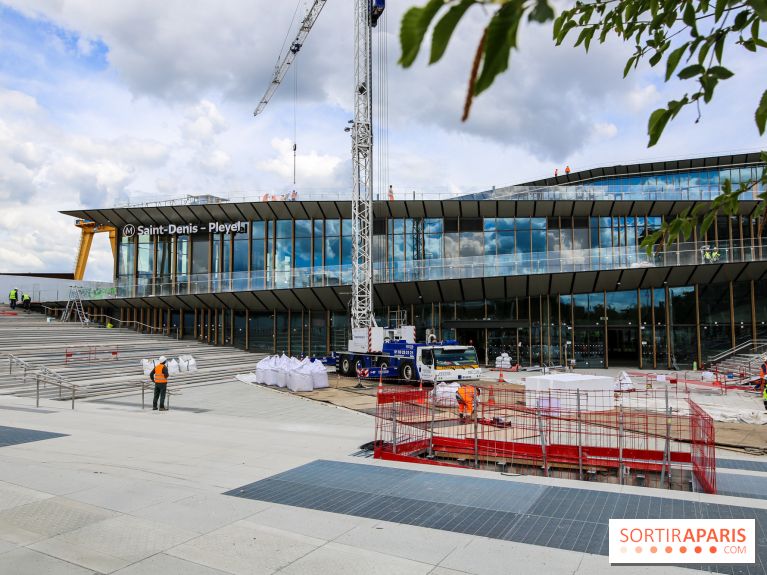 Prolongement de la ligne 14 : nos photos de la gare Saint-Denis-Pleyel