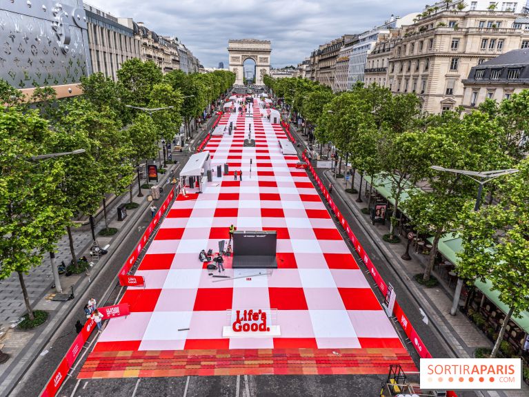 Grand pique nique des Champs-Élysées - photos