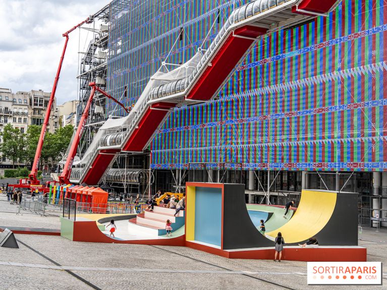 Cycloïde Piazza, le skatepark et œuvre d’art de Raphaël Zarka au Centre Pompidou -  A7C8538