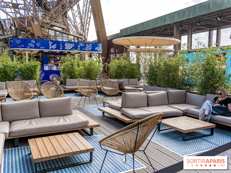 La terrasse sur la Tour Eiffel 2024 en mode JO Paris 2024 - les photos  -  A7C8750