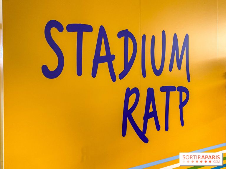 JO de Paris 2024 : animations sportives Stadium RATP à la station Auber - IMG 9266