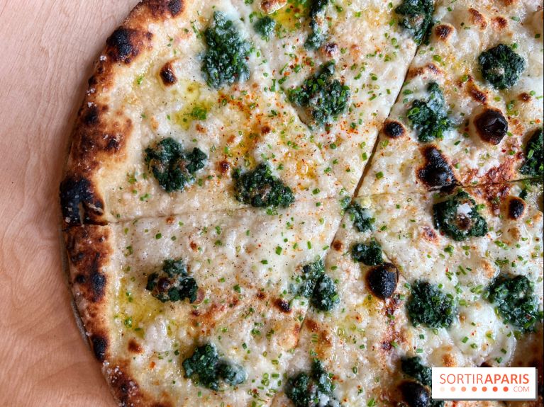 Oobatz - Pizza épinards ail