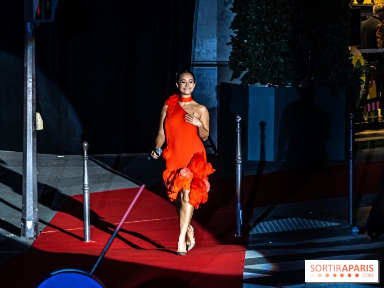 Inauguration des vitrines et décorations de Noël du BHV Marais 2024 avec Léna Mahfouf, Adriana Karembeu et Marc Lavoine -  A7C5882