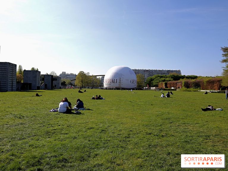 Ballon de Paris au parc André-Citroën : nos photos du gonflement - Ballon de Paris Generali 1