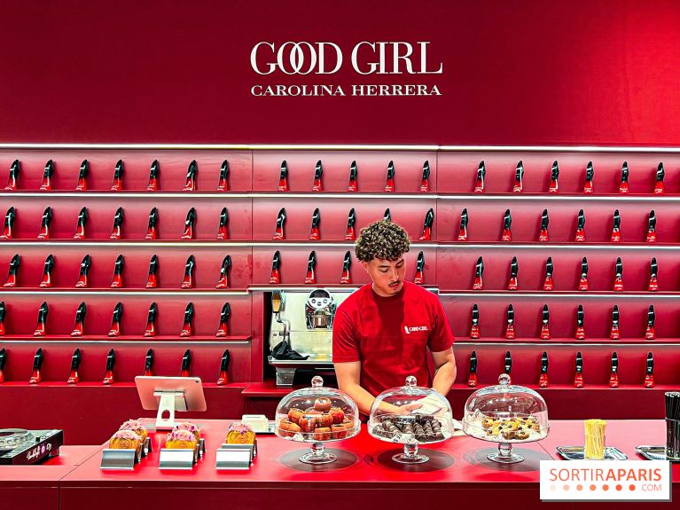 Good Girl Coffee Shop : le café-pop up experientiel du nouveau parfum de Carolina Herrera, à Paris - image00070