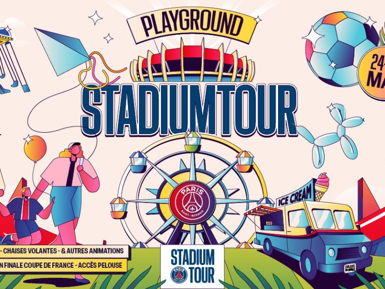 PSG Stadium Tour Spring Party & Playground ! - PLAYGROUND 1280X600 INFOS