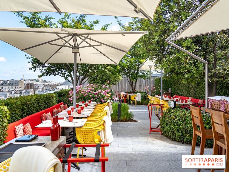 La terrasse estivale en rooftop du Cheval Blanc : Le Jardin