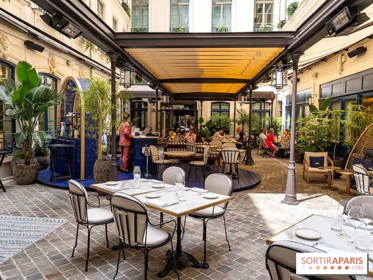 Maison Delano restaurant et terrasse cachée Paris 8e - terrasse