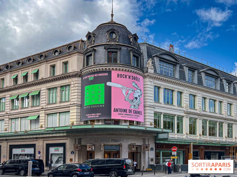 Rock'n' Drôle : l'exposition rock et gratuite d'Antoine de Caunes au Bon Marché Rive Gauche