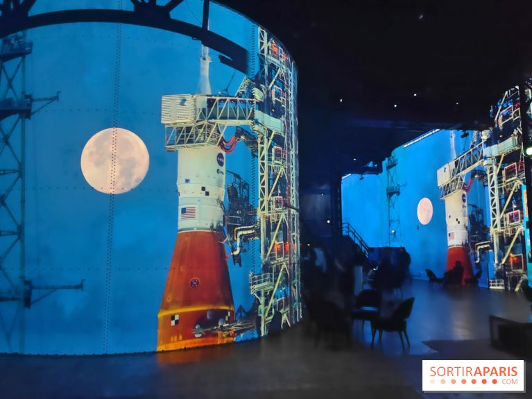 Destination Lune : un voyage immersif dans les étoiles à l'Atelier des Lumières - photos - fotor 1758652212111