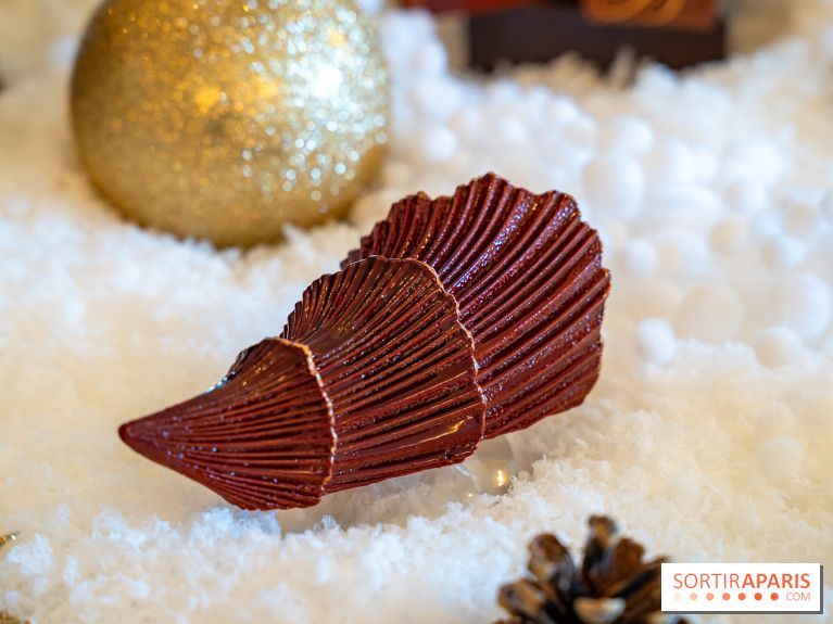 Bûche de Noël du Bristol 2025 signée Maxence Barbot : l'Art du Sommet - photos - A7C08917