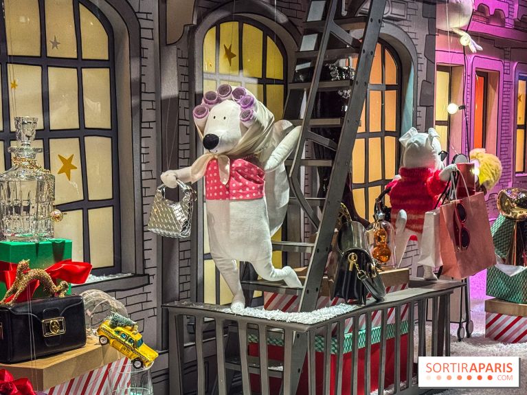 Les vitrines de Noël du Printemps Haussmann à Paris 2025 avec Diane Kruger, les photos - IMG 0598