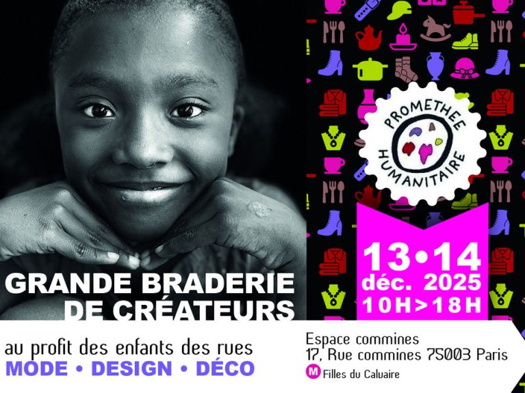 Braderie Solidaire - Flyer promethee vente dec 2025