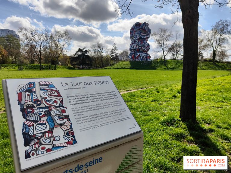 La Tour aux Figures de Jean Dubuffet - Hauts-de-Seine