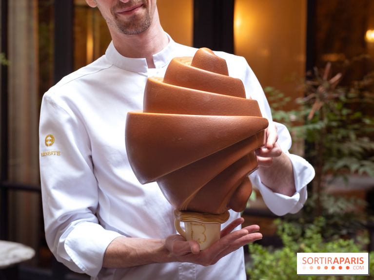 L'oeuf de Pâques du Burgundy 2026 par Léandre Vivier : le café-croissant - photos  - A7C08428