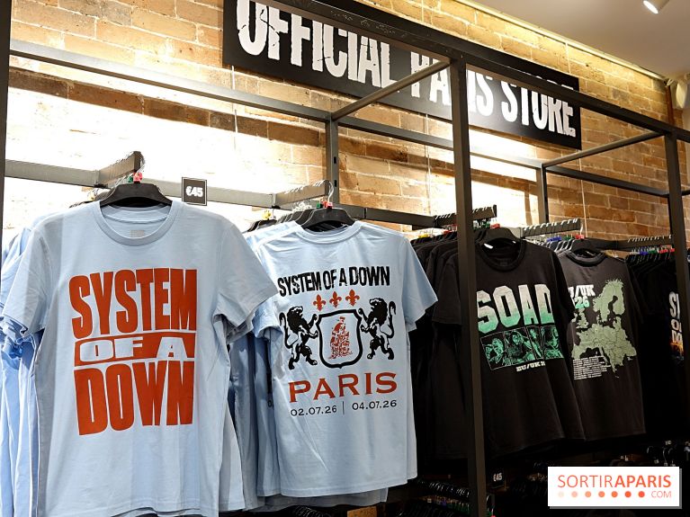 Pop-up store System of a Down à Paris - nos photos