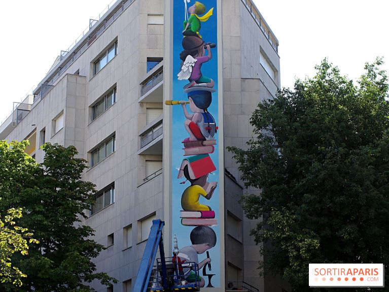 Seth, nos photos de sa nouvelle fresque monumentale à admirer dans le 19e à Paris - Seth 5