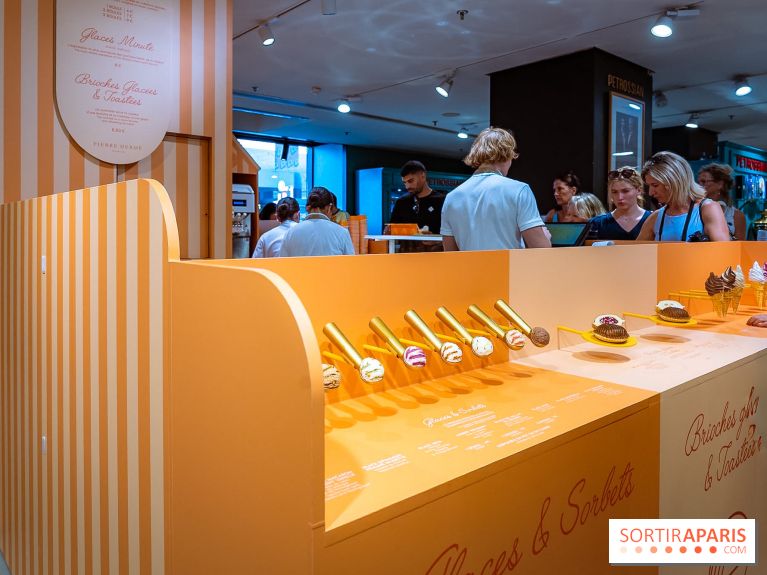 Pierre Hermé ouvre un pop up éphémère aux Galeries Lafayette avec des brioches glacées - nos photos