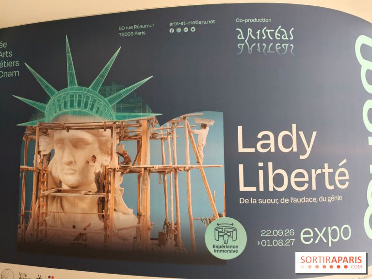 Lady Liberté : le musée des Arts et Métiers raconte la construction de la statue dans une exposition immersive