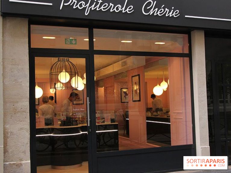 Profiteroles Chérie, le salon de dégustation