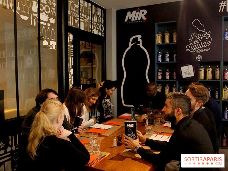 MIR Restaurant, le restaurant l'on le fait sa vaiselle
