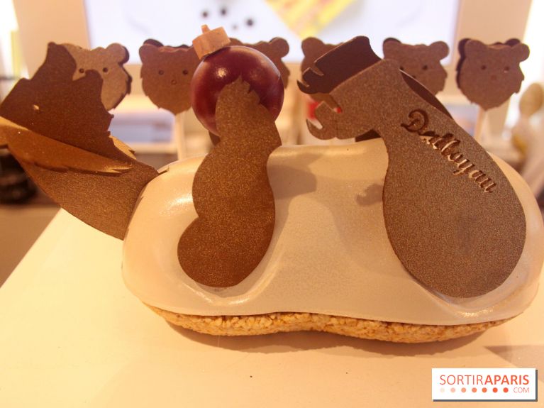 Bûche et chocolats de Noël chez Dalloyau